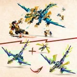 LEGO 71796 Ninjago Kaiserliches Mech-Duell gegen den Elementardrachen, Konstruktionsspielzeug 
