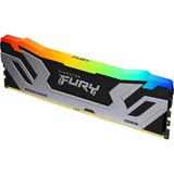 Kingston CU-DIMM 48 GB DDR5-8400 (2x 24 GB) Dual-Kit, Arbeitsspeicher silber/schwarz, KF584CU40RSAK2-48, FURY Renegade RGB, INTEL XMP