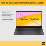 HP 15-fc0155ng, Notebook schwarz, AMD Ryzen 5 7520U, AMD Radeon Graphics, 16 GB LPDDR5, 512 GB (512 GB SSD), ohne Betriebssystem