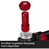 EINHELL Automatische Akku-Gartenpumpe AQUINNA 36/38 F LED AUTOMATIC, 36Volt (2x18V) rot/schwarz, ohne Akku und Ladegerät