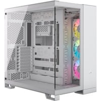 Corsair iCUE LINK 6500X RGB , Tower-Gehäuse weiß, Tempered Glass x 2