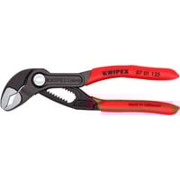 KNIPEX Cobra Rohr- / Wasserpumpen-Zange 87 01 125 rot, Länge 160mm, für Rohre bis 1"