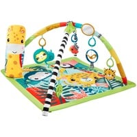 Fisher-Price Rainforest-Erlebnisdecke Krabbeldecke mit Spielbogen, Spielbogen/Decke