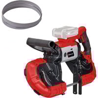 EINHELL Power X-Change Akku-Bandsäge TE-MB 18/127 Li-Solo, 18Volt rot/schwarz, ohne Akku und Ladegerät
